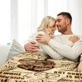 thumbnail image 6 of Custom Anniversary Blanket Personalized Gifts for Wife Her Cutomized Soft Throw Blanket for Husband Him, 6 of 6