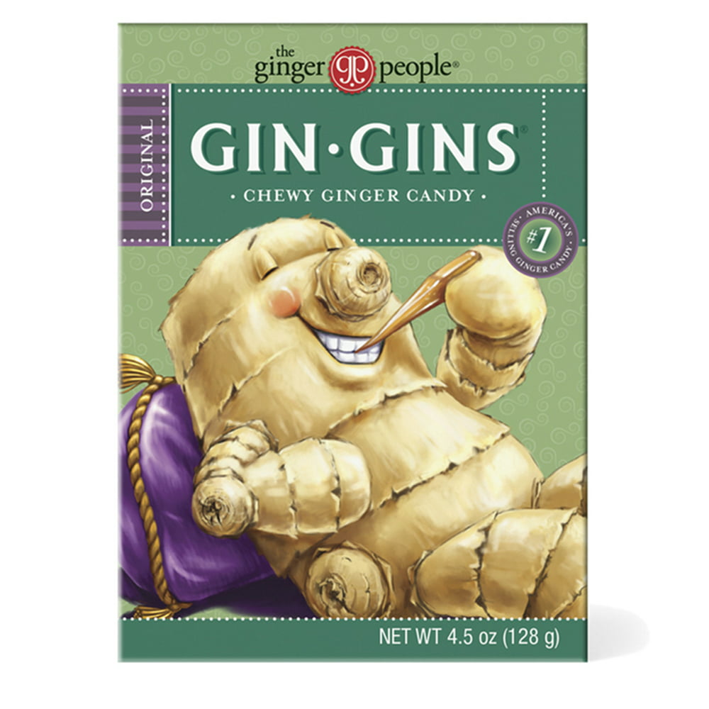 Gin Gins Original Chewy Ginger Candy 45 Oz
