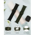 thumbnail image 3 of Wealizer 2 Packs Apple Watch Bands Stretchy 42mm 44mm 45mm for Women Men, Adjustable Sport Elastic Solo Loop Strap Soft Nylon Wristband for iWatch Series SE 7 6 5 4 3 2 1, 3 of 6