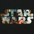 thumbnail image 3 of Star Wars Men's Boba Fett Bounty Hunter Themed Logo Fill Design Adult Short Sleeve Crewneck T-Shirt, 3 of 5