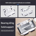 thumbnail image 4 of facefd Laptop Notebook Stand Holder Portable Ergonomic Adjustable Ultrabook Stand Silver, 4 of 6