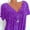 Purple, variant on Womens Tops Trendy Lenago Women's Fashion Causal Solid Loose Long Sleeve T-shirt Plus Size Pullover Tops Clothes under $5.00