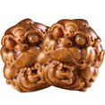 thumbnail image 3 of Wooden Animal Keychain Pendants Craft DIY Ancient Charm for Handicraft Projects Lightweight Accessories for Bags Sandalwood Decor, 3 of 4