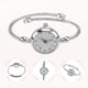 thumbnail image 4 of Reloj de pulsera de lujo para mujer, elegante y de negocios, con brazalete y diseño de cuarzo (blanco), 4 of 7