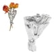 thumbnail image 4 of Broche Broche floral hecho a mano con forma de jarrón,broche para ramo de flores,ideal para vestidos,chaquetas,bufandas y sombreros (plateado,1 unidad). Rkxzt, 4 of 9