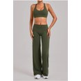 thumbnail image 2 of SKQIT Womens Workout Sets 2 Piece Yoga Outfits Racerback Tank Top High Waist Flare Leggings Gym Sets, 2 of 7