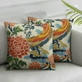 thumbnail image 2 of QZHH  Chinoiserie Pillow Covers Set of 2,Blue and White Pillow Covers Outdoor Decorative Pillow Covers for Couch Bed Sofa Cushion Farmhouse Pillowcases, 2 of 6