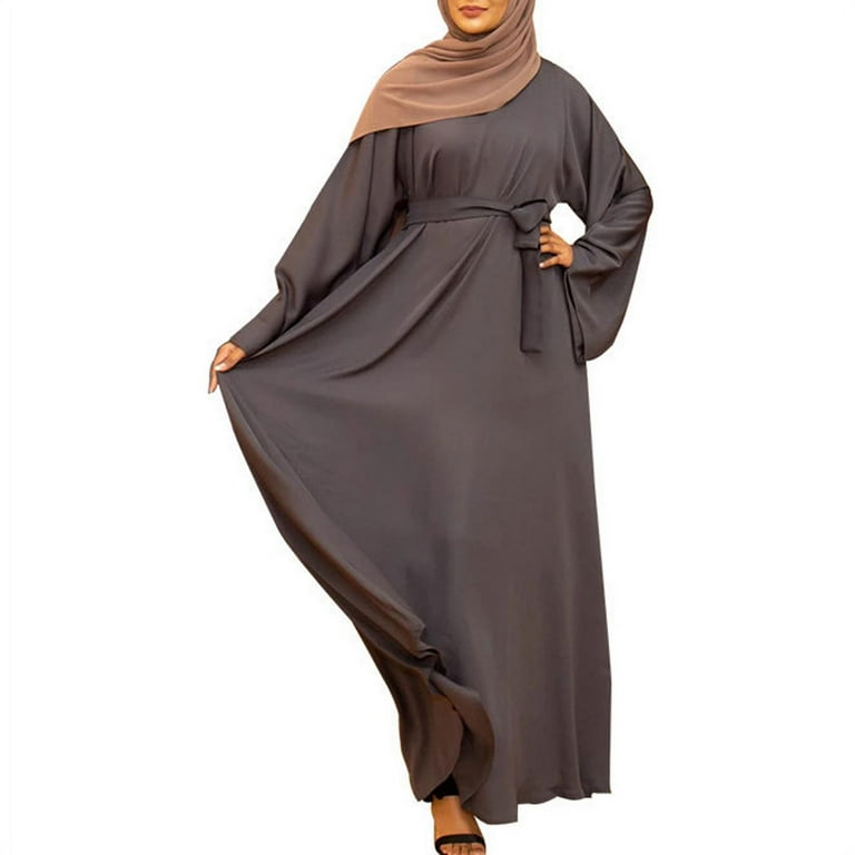 Middle Eastern Fashion Dress Islam Clothing Maxi Dress for Women