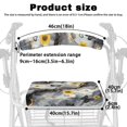 thumbnail image 6 of HELLHERO Sunflower and Butterflies Rollator Walker Seat Back Covers Seat Back Covers & Washable Easy to Clean Fits Rollators for Elder, 6 of 7
