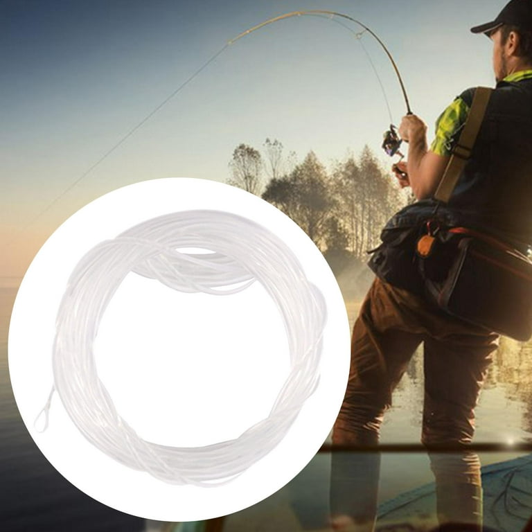 with Welded Loops Freshwater Saltwater Fly Fishing Line Poly Leader , Clear  Floating, 10FT 24lbs