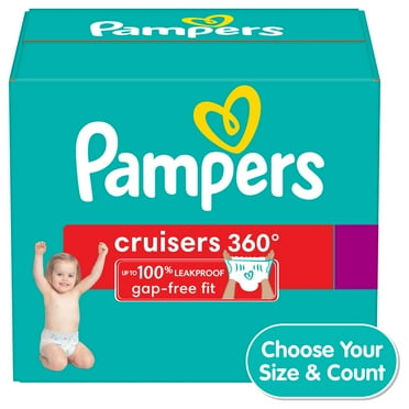 Pampers Cruisers 360 Fit Diapers, Active Comfort, Size 7, 70 Count