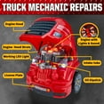 thumbnail image 2 of Playbees Red Truck Engine Repair Toy - Large Mechanic Take Apart Toy, Kids 3-8, 2 of 6