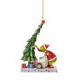 thumbnail image 2 of Grinch Decoration Stole Christmas Resin Pendant Christmas Tree Decoration, 1PC Christmas Decoration How The Stole Christmas with Present Christmas Ornament, 2 of 3