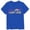Blue, variant on Boys & Girls Crew Neck Short Sleeve T-Shirts,Comfortable Breathable Casual Tops for Daily Back-to-School Outfits
