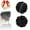 SW283-1B, variant on Meetitsneeds Bun Extension Hair Clips, Bun Extension Clips for Women, Claw Clip Messy Piece Bun Clip With Claw, Wave Curly Hairpieces for Daily Wear (SW283-9H19)