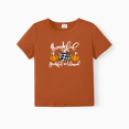 thumbnail image 2 of PatPat Thanksgiving Cotton Matching Family Short Sleeves Tops, 2 of 6