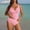 B_ Pink, variant on Womens One Piece Swimsuit Tummy Control - Slimming Bathing Suit V Wired Full Coverage 2025 Swimwear Black M