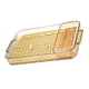 thumbnail image 3 of Double-layer Water Draining Tea Tray with 2 Handles Decorative Trendy Water Draining Tea Tray Gold with Storage Box, 3 of 5