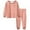 Pink, variant on REDARER Children's Knitted Pajama Comfortable Sleepwear for Cozy Nights Soft and Breathable Wear for Kids for All Seasons,Size:7-8 Years