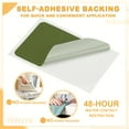 thumbnail image 4 of Uxcell 6Pcs Waterproof Self-Adhesive Nylon Repair Patch 3 x 2" Olive, 4 of 7