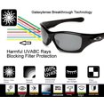 thumbnail image 4 of Galaxy Replacement Lenses For Oakley Holbrook Iridium Sunglasses blu, gray and green, 4 of 5