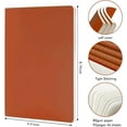 thumbnail image 2 of feela 8 Pack Soft Cover Journal Bulk, Notebooks College Ruled for Work, Lined Travel Journal for Students Women, Note Taking Notebook School Supplies Business Writing, 8.2” x 5.5”, A5, Vintage Colors, 2 of 7