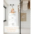 thumbnail image 5 of Tension Shower Curtain Rods No Drilling, 29 to 85 Inch, Spring Tension Curtain Rods for Windows, Adjustable Shower Rod for Bathroom, Heavy Duty Tension Rods Fits Various Wall Types, Black, 5 of 14