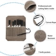 thumbnail image 4 of Bolsa para cuchillos de chef con ranuras - Lona encerada brillar Electrónica, 4 of 5