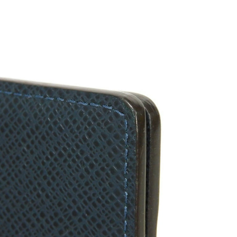 Pre-Owned LOUIS VUITTON Card Case Organizer de Poche LV Logo Metal 