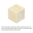 thumbnail image 4 of Crafts Wooden cube 100 Pcs Square Natural Solid Wood Crafts Blocks for DIY Projects, Puzzle Making, Letters, 4 of 5