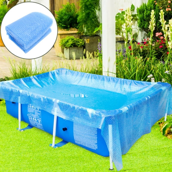 WHAMVOX Inflatable Pool Bubble Cover Large Rectangular Covers