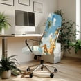 thumbnail image 3 of POLERO Beach Giraffe Print Stretch All-in-One High Back Computer Chair Cover, Removable Brushed Elastic Fabric Office Chair Cover for Home Office, 3 of 7