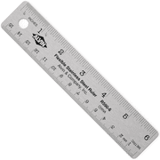 alvin r590-6 6 inch flexible stainless steel ruler