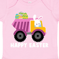thumbnail image 4 of Inktastic Happy Easter Bunny Delivering Easter Eggs Boys or Girls Baby Bodysuit, 4 of 5