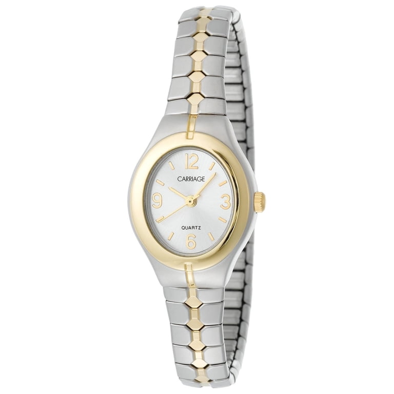 Timex ladies oval iridescent dial stainless steel bracelet watch NEW BATTERY Timex Q Timex Iridescence Quartz Expansion Band Ladies Watch  main image 4