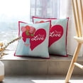 thumbnail image 6 of LALILO Throw Pillow Covers Love Card Art Beautiful Beauty Card Cushion Cover 18" x 18", 3000 Pack, 6 of 6
