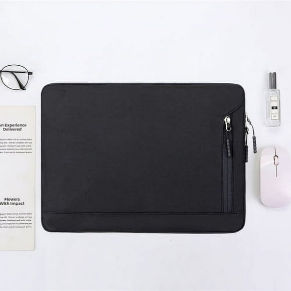 Supershield 15.4-Inch Waterproof Laptop Sleeve Bag with Handle for MacBook Air/Pro, Dell, HP, Lenovo - Black