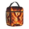 thumbnail image 2 of Blazing Phoenix Rising Halloween Lunch Bag Portable Thermal Lunch Box for Men and Women, 2 of 6