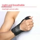 thumbnail image 2 of Seitruly Muñequeras para hombres y mujeres, soporte para pulgar derecho, accesorios ajustables, Protector transpirable para exteriores, gimnasio, correr, Salud Izquierda Seitruly CE014884-01, 2 of 6