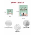 thumbnail image 7 of Happy Easter Kitchen Dish Towels for Drying Dishes Set of 4, Colorful Spring Eggs Green Wooden Waffle Weave Microfiber Hand Tea Bathroom Towels Quick Dry & Absorbent Towel 15.7x23.6, 7 of 7