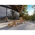 thumbnail image 6 of Aurele 3 Piece Teak Deep Seating Outdoor Adirondack Lounge Set, 6 of 6