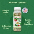 thumbnail image 6 of Zydeco Chop Chop Cajun Seasoning Base 10 Ounce Shaker – Authentic Louisiana Spice Blend, Dehydrated Vegetable Mix, All-Purpose Cajun Flavor, 6 of 8