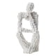 thumbnail image 5 of Figura abstracta decorativa, ornamento nórdico creativo, artesanía, estatua coleccionable Blanco D, 5 of 6