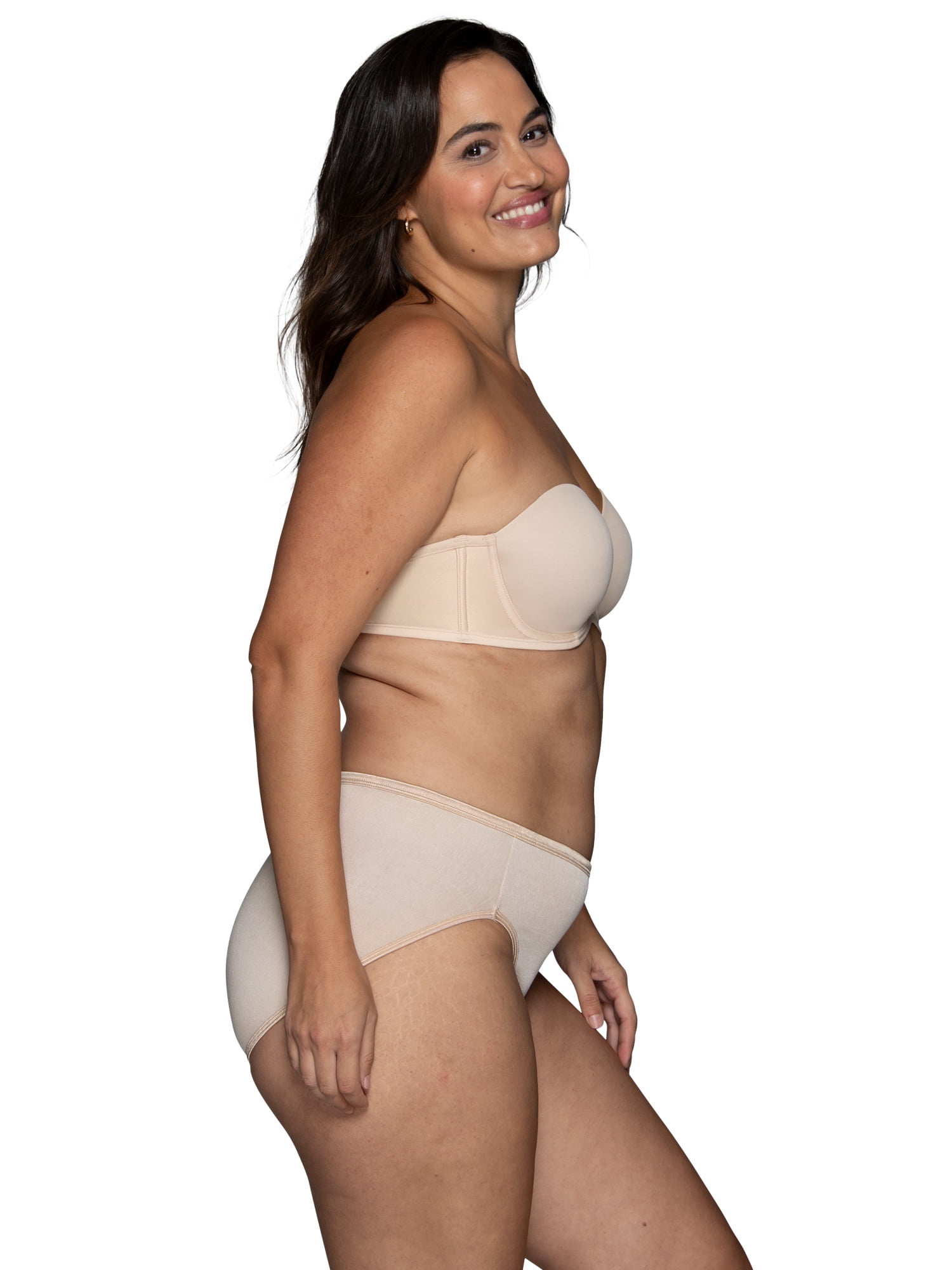 Vanity Fair Lingerie Women's Beauty Back Smoothing Underwire Strapless Bra, Style 74380