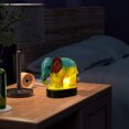 thumbnail image 4 of Jokapy Resin Animal Table Lamp Retro Ambient Night Light Minimalist Elephant Desk Lamp, 6" H, 4 of 9