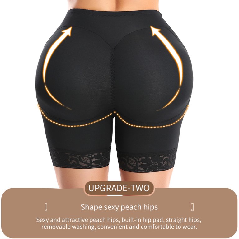Lilvigor Butt Lifter Panties Body Shaper for Women Padded Hip Enhancer Tummy  Control Shapewear BBL Shorts 