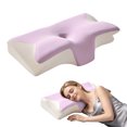 thumbnail image 5 of Butterfly-Shaped Memory Foam Neck Pillow, Contoured Support Cushion for Side Sleeping and Rest, 5 of 5