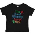 thumbnail image 3 of Inktastic My Great Grammy Loves Me Grandchild Boys or Girls Baby T-Shirt, 3 of 5