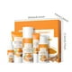 thumbnail image 3 of Kit iluminador de 5 piezas con cúrcuma y vitamina C: crema para ojos, crema facial, suero, tónico, limpiador, hidratante, antiedad, apto para todo tipo de piel, 117 ml, 3 of 4