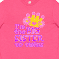 thumbnail image 4 of Inktastic I'm the Big Sister to Twins. Youth T-Shirt, 4 of 5